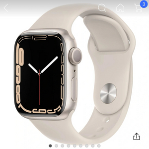 애플워치7 41mm 알루미늄 스타라이트 wifi gps