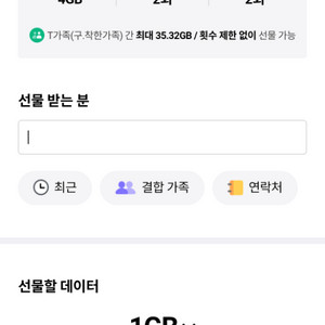 sk데이터 2기가 2500원 파라요