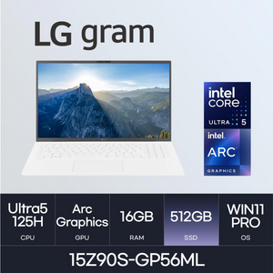 LG gram15Z90S-GP56ML미개봉울트라5
