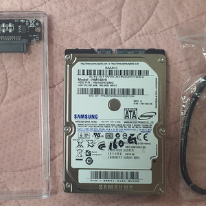 USB처름 사용 가능한 삼성 160G HDD(HM641