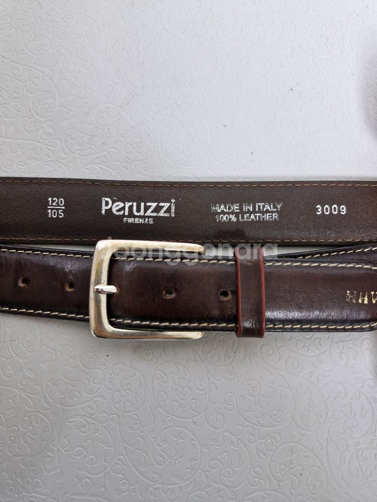 Peruzzi 이태리 가죽벨트 정품--1