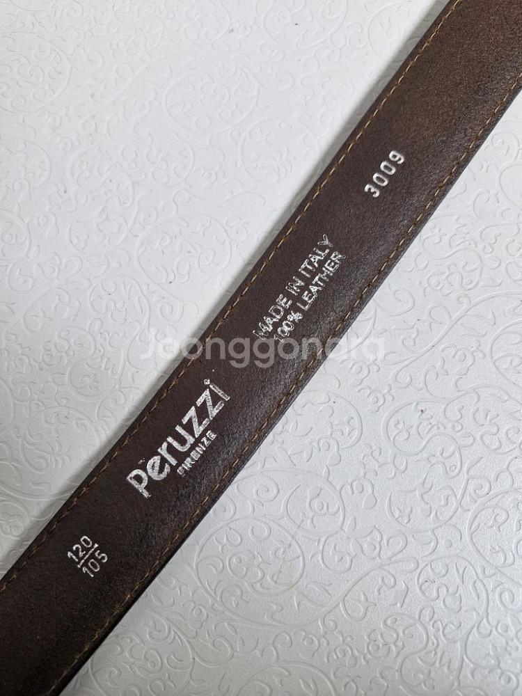 Peruzzi 이태리 가죽벨트 정품--6