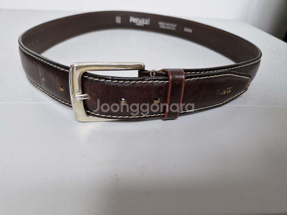 Peruzzi 이태리 가죽벨트 정품--8