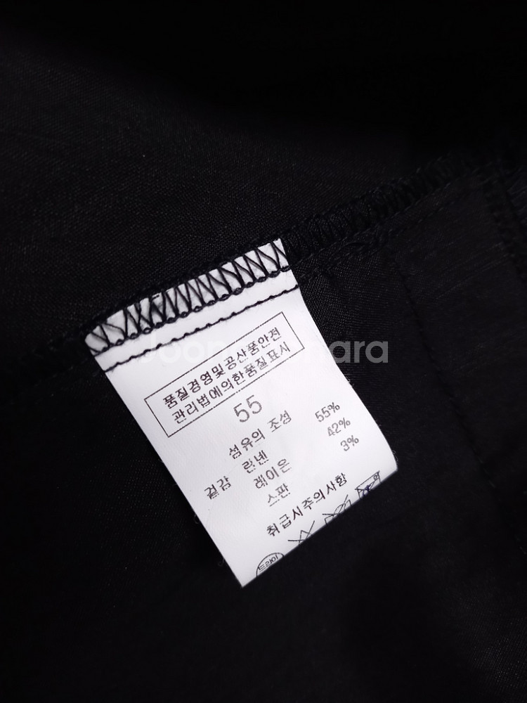 새 I-D 아이디 춘하 블랙 베스트 자켓 55--8