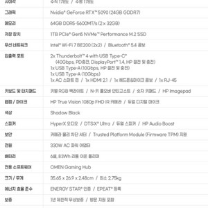hp omen max 16 5090