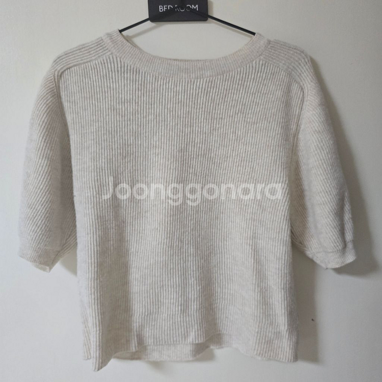 드랑 반팔볼륨니트--0