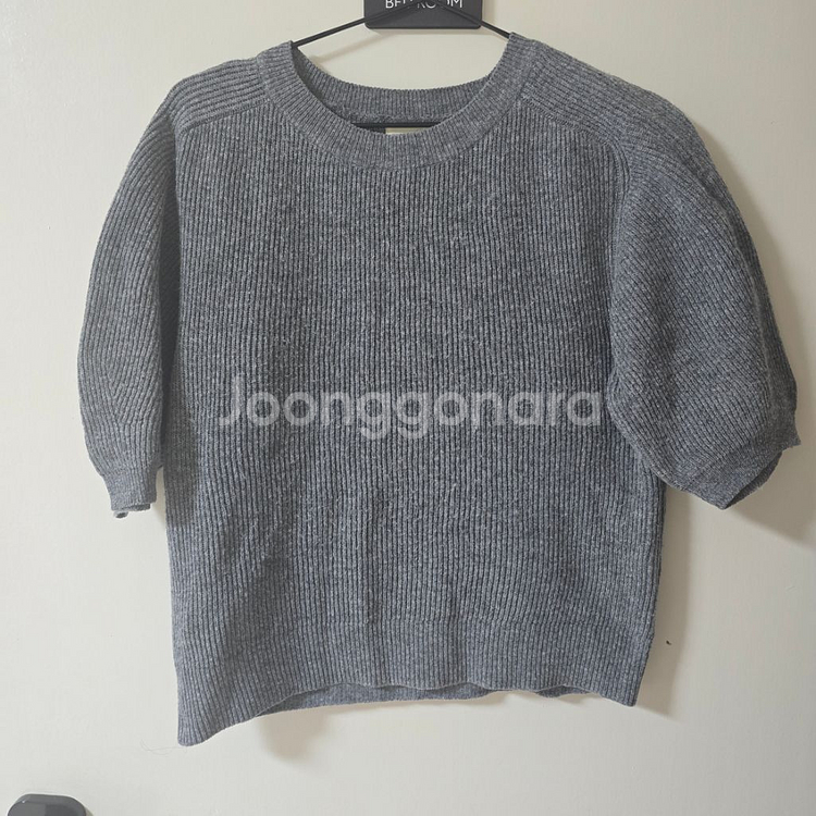 드랑 반팔볼륨니트--5