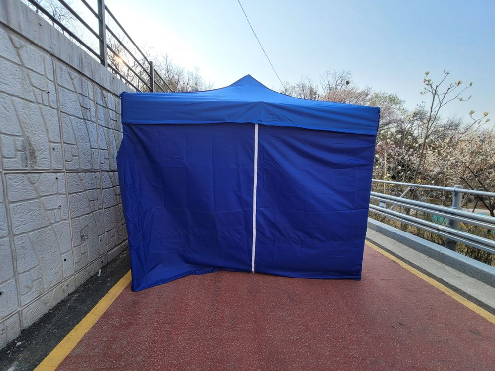 미개봉 3x6 캐노피천막 자바라천막 여유수량 판매--3