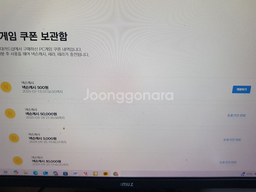 넥슨캐시--1