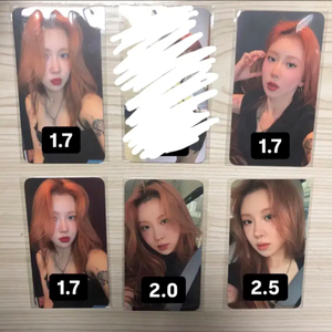 백예린 깜자 콜라보 포카 포토카드