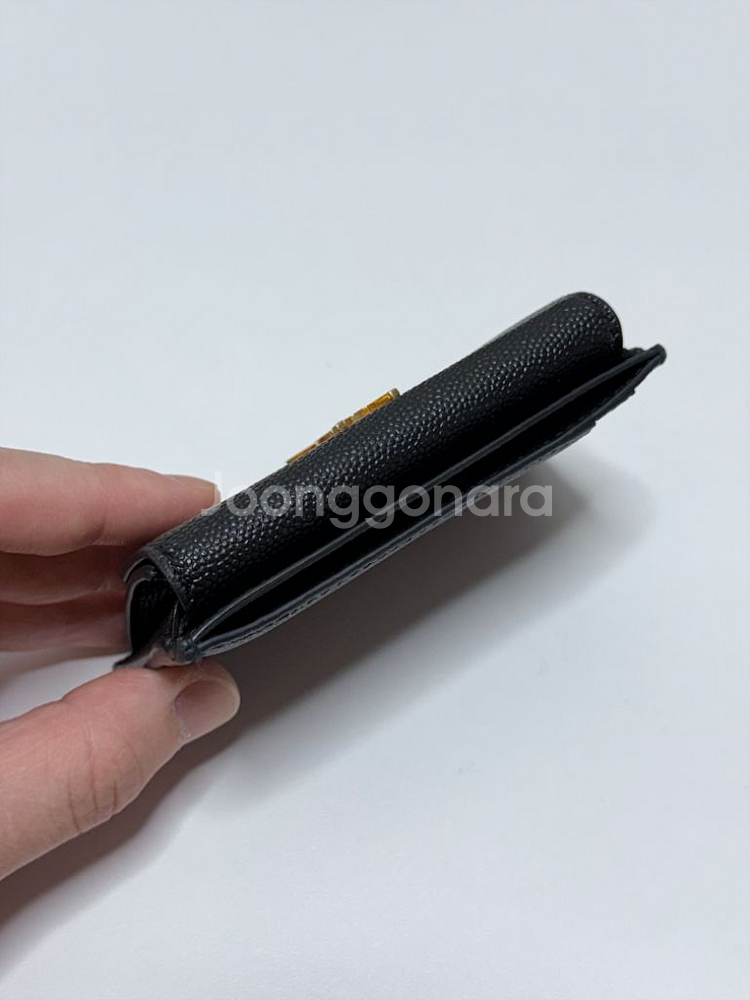 (풀구성)생로랑 업타운 미니 카드지갑--4