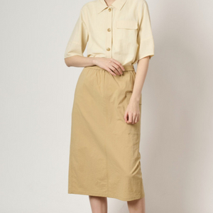 BCBG 2024년SS 바스락스 포켓 스커트 66사이즈