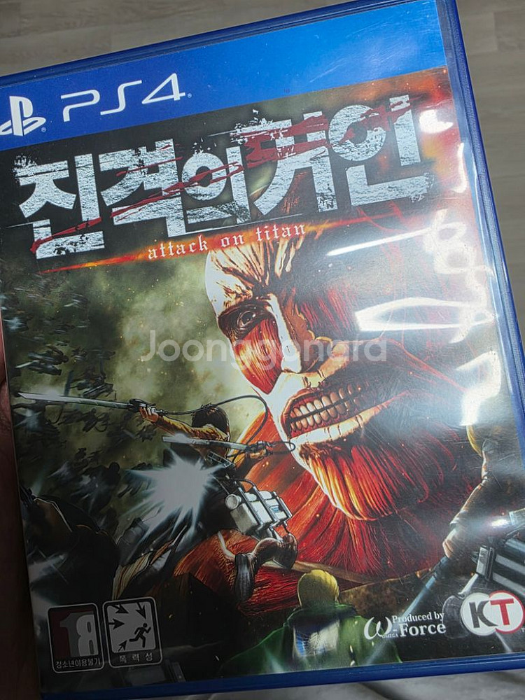 PS4 진격의거인 판매합니다(ps5 호환)(택비포함가격--0