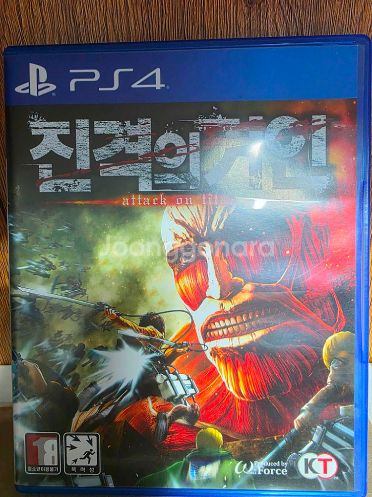 PS4 진격의거인 판매합니다(ps5 호환)(택비포함가격--1