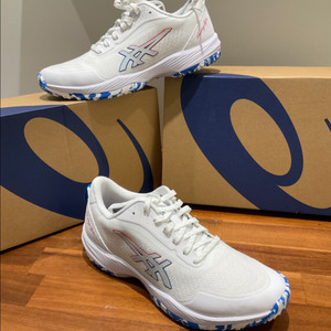 아식스 프레스티지 라이트 5 oc 화이트 테니스화 27