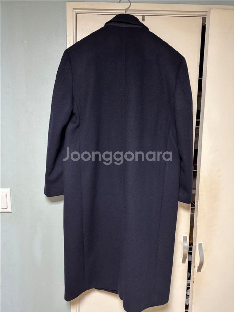 포터리 울 더블 브레스티드 코트 다크네이비3size--3