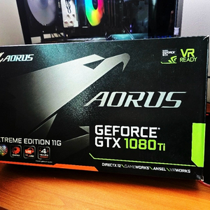 GTX1080TI 어로스 익스트림 풀박