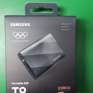 미개봉 삼성 외장SSD, Portable T9 2TB