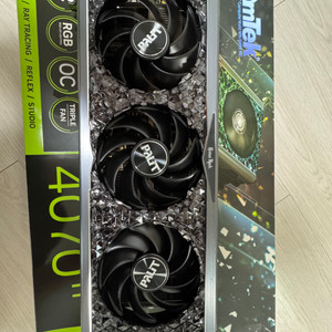 이엠택 4070ti GameRock oc 팝니다