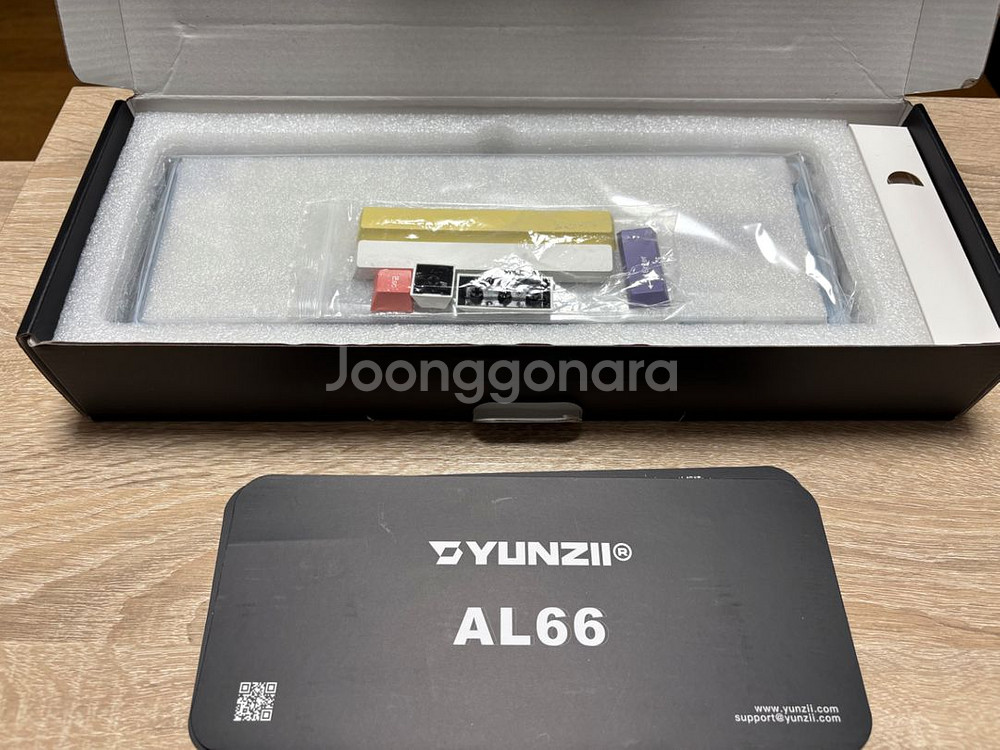 Yunjii AL66 알루미늄 블루투스 키보드--9