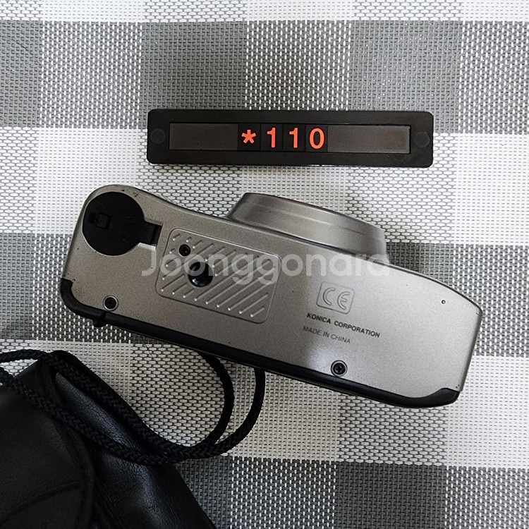 코니카 Z-up 110 슈퍼 필름카메라 파우치포함--3