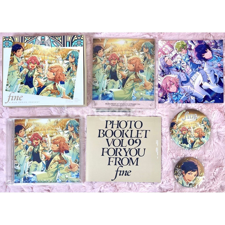 앙스타 피네 4집 앨범 초회 한정판 특전 캔뱃지 유즈루--0