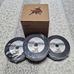 람보큐비트론절단석5인치 컷팅날 금속절단석 그라인더날