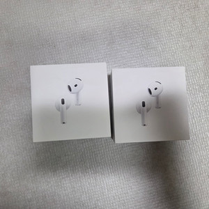 미개봉 에어팟4세대 노이즈캔슬링버전 2개