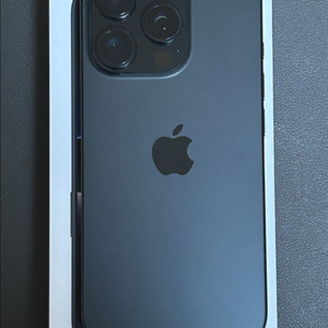 아이폰 16 프로 128GB 블랙 티타늄 배터리 100