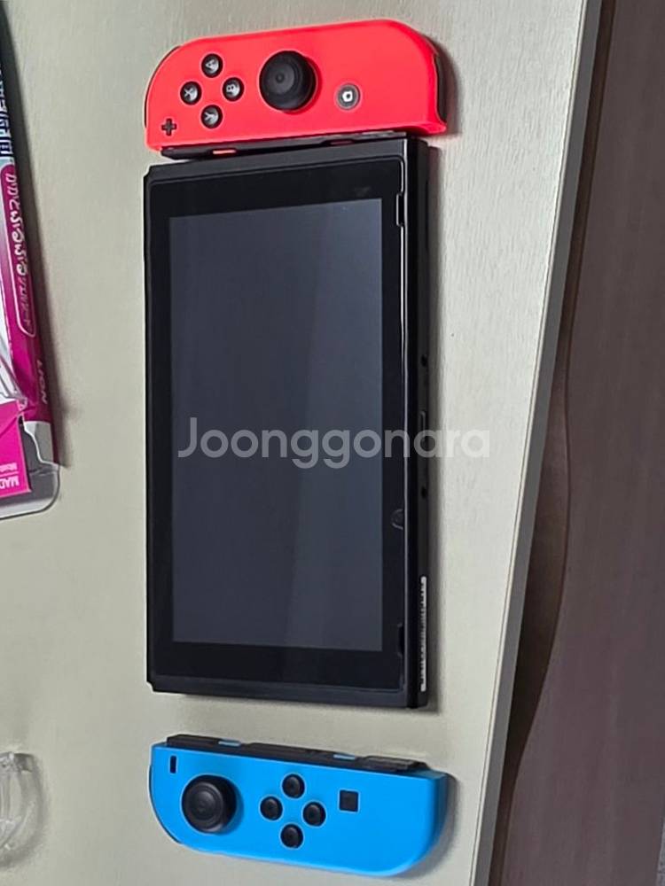 정발 닌텐도 스위치 배터리 개선판 풀박스 팝니다--3