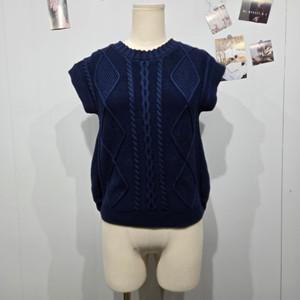 랑방 슬리브리스 민소매 니트 조끼 베스트