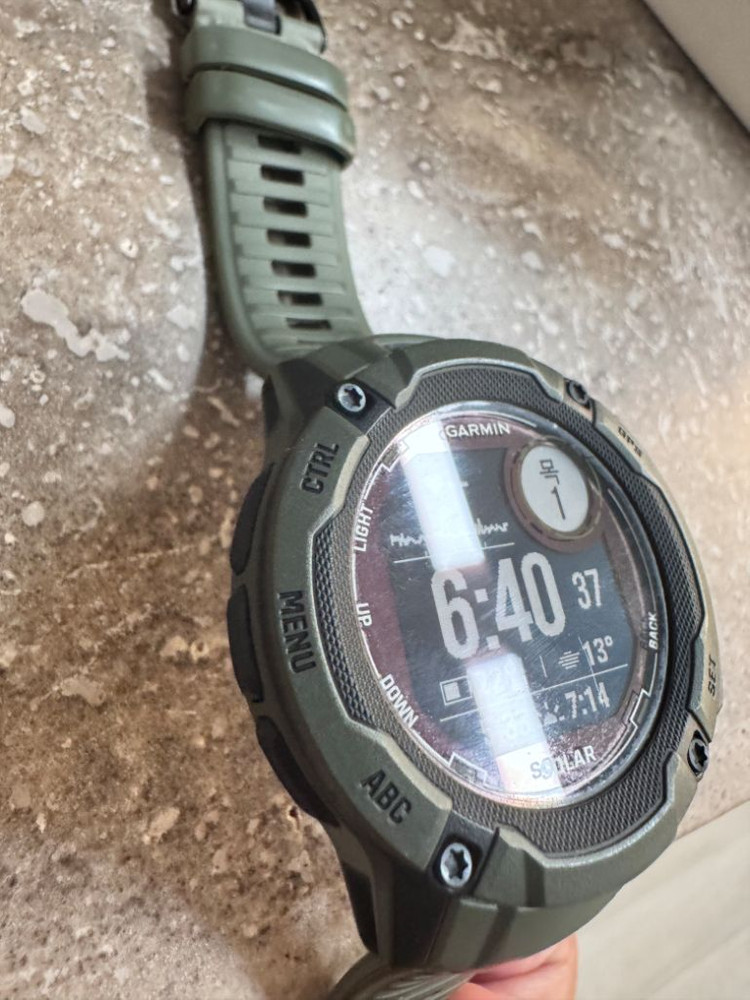 가민 인스팅트2X 솔라 모스 이미지