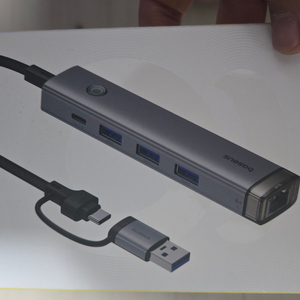 베이스어스 usb 멀티허브 4in1 팝니다 랜포트