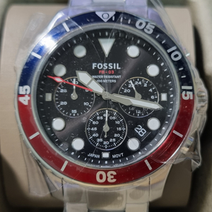 [FOSSIL] 파슬 크로노그래프 펩시 시계 (새상품)