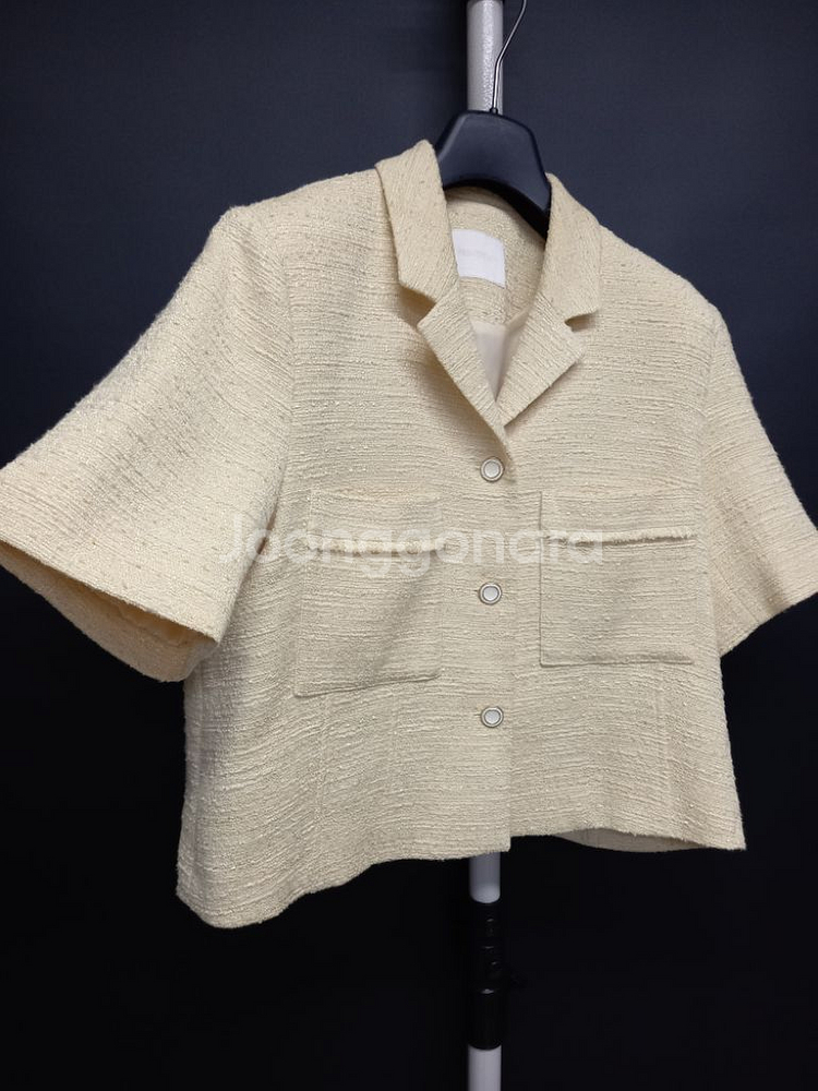 프론트로우 춘하 트위드 숏 자켓 55.66--3