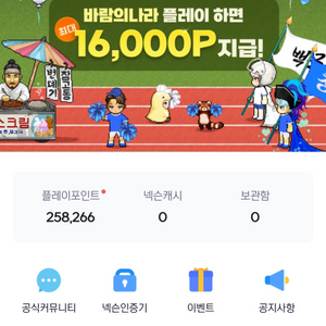 넥슨플레이포인트 팝니다 25만8천