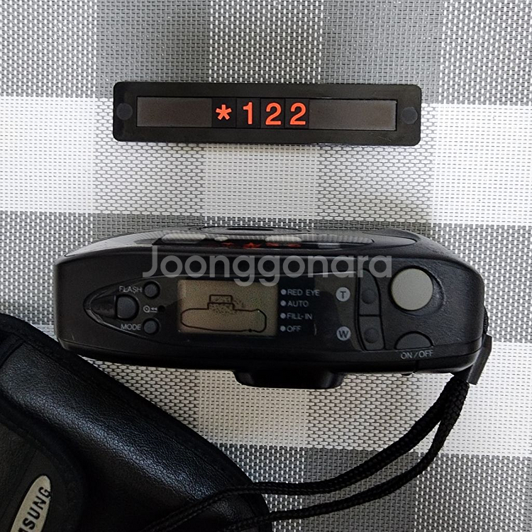 삼성 퍼지줌 슬림 필름카메라 파우치포함--1