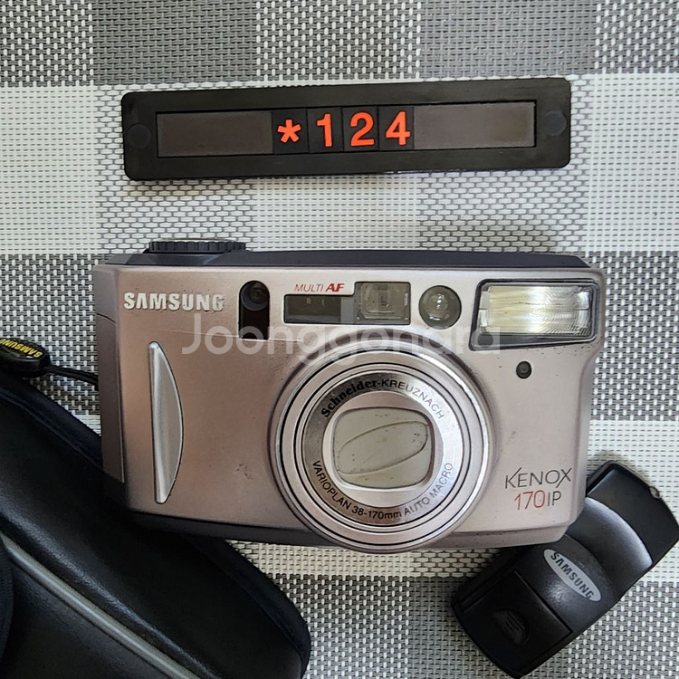 삼성캐녹스 170 IP 필름카메라 리모컨 파우치포함--0