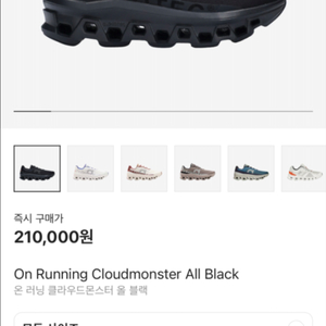 ON 클라우드몬스터 280mm 러닝화