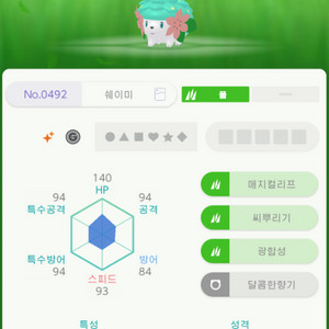 포켓몬 고 쉐이미 판매합니다.