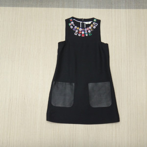 (38size)펜디 FENDI 스터드비쥬 민소매 원피스