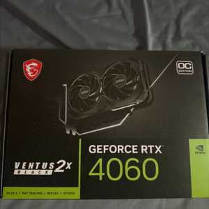 msi rtx 4060 벤투스 2x 그래픽카드 팝니다