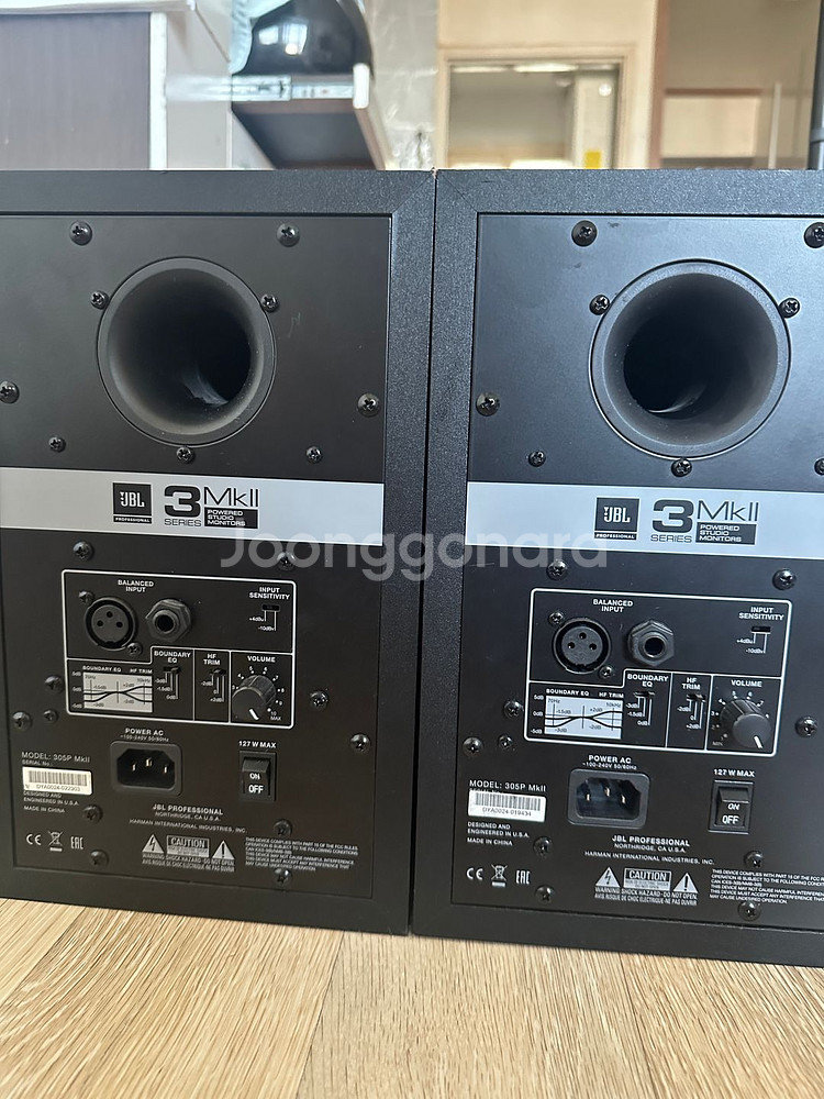 JBL 305P MKII 1조(2통) 모니터링 스피커--1