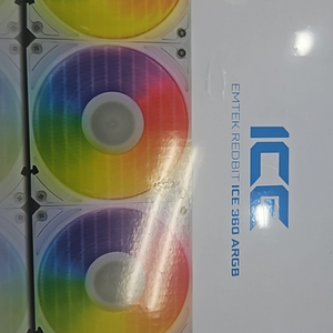 미개봉 이엠텍 ICE 360 ARGB 수냉 화이트