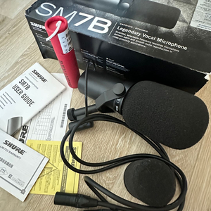 SM7B+다이나마이트+모가미마이크케이블