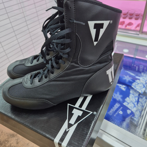 타이틀 복싱화270mm1회시착 새상품