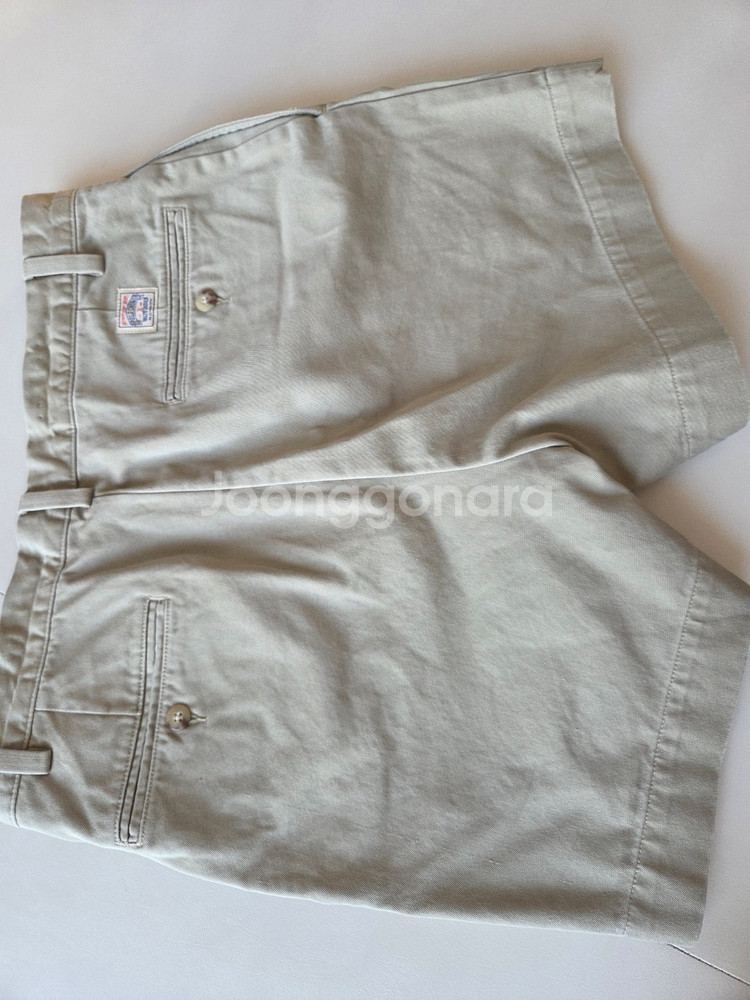 폴로 플리츠 치노 쇼츠(백화점 상품)--0