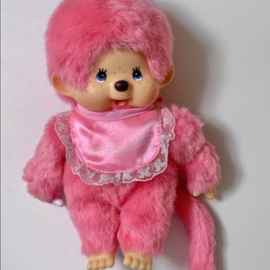 몬치치 인형 레어 30주년 톤 핑크 컬러즈 피규어