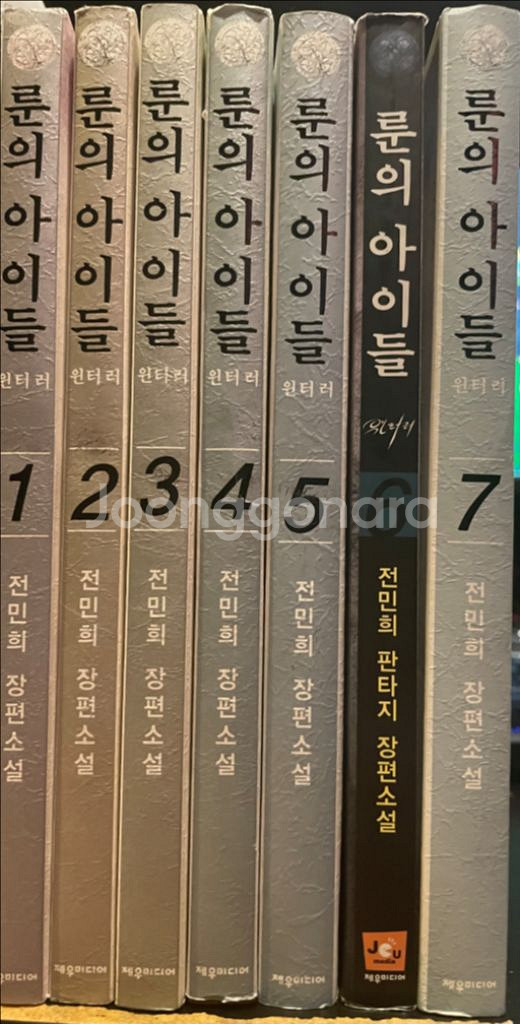 룬의 아이들 윈터러/데모닉 블러디드1권과 마우스패드--1