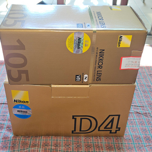 니콘공박스 D4 105mmf1.4공박스